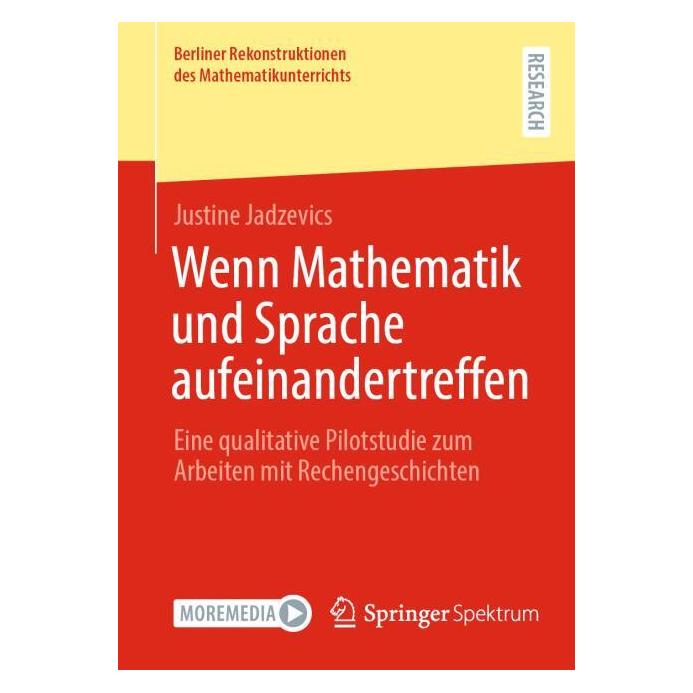 Springer Wenn Mathematik und Sprache aufeinandertreffen (Deutsch, Softcover, Justine Jadzevics) (66784145)