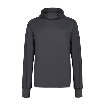Funktionsshirt ICEPEAK "Icepeak Pullover Maquon", Herren, Gr. XXL, grau (anthrazit), Stoff, 89% Polyester, 11% Elasthan, normal, ohne Ausschnitt, Shirts Funktionsshirt