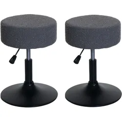 HOCKER Grau 2er-Set