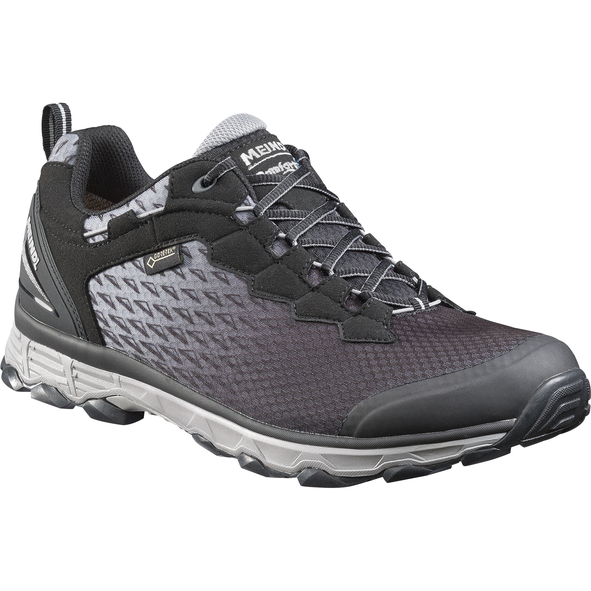 Meindl Activo Sport GTX Herren Zustiegsschuhe grau Größe 42.5 Trekking Wasserdicht