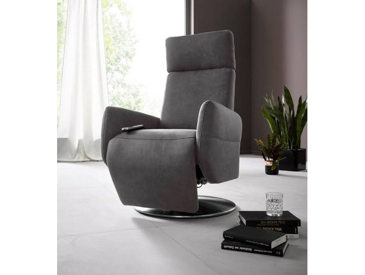 sit&more Relaxsessel Kobra mit Kopfteilverstellung & Drehfunktion, weitere Funktionen, Ergonomie L: elektr. Fußstüze & Rückenlehne