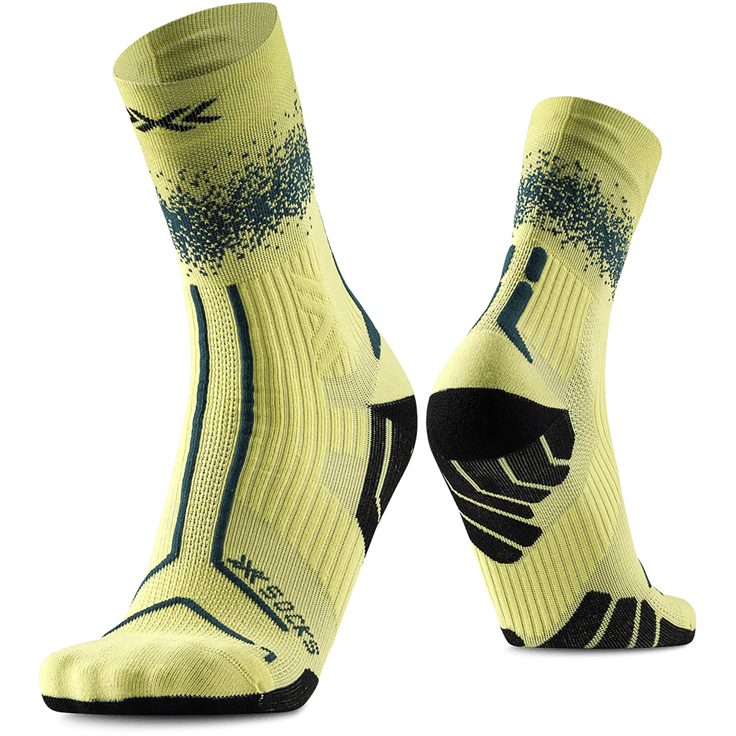 X-Bionic Trailrun Terraskin Perform Crew Laufsocken gelb Größe 45 Trailrunning | Laufen Elastisch