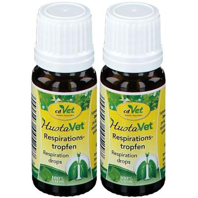 Hustavet Respirationstropfen vet. 2x 2x10 ml Flüssigkeit