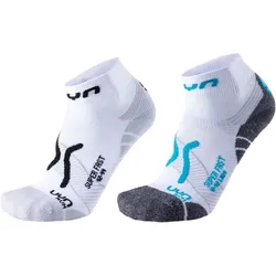 UYN Damenlaufsocken Run Superfast Socks (2 Paar) - weiß / 35-36