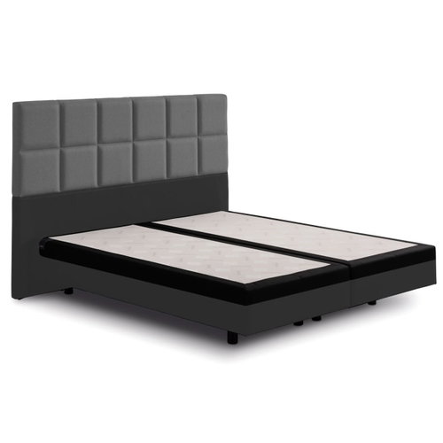 Tempur Boxspringbett Flat Check TEMPUR BOXSPRINGBETT FLAT Check 130 cm, Nussbaum e