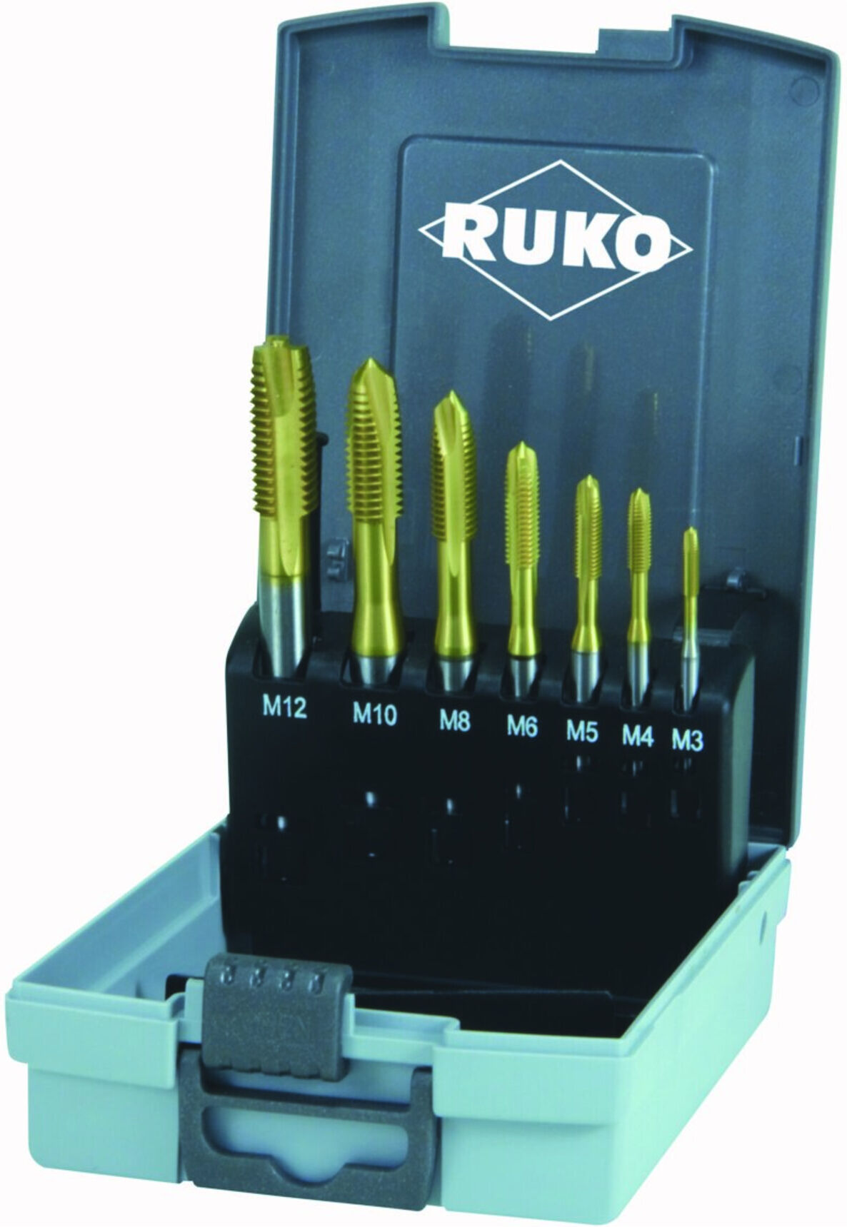 Machine tap set M DIN 371/376 Form B HSS TiN (245065RO/RUKO)