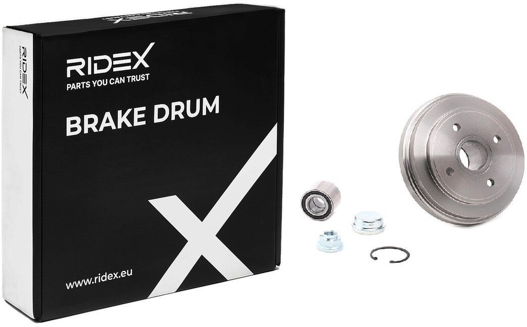 RIDEX 123B0137 Brake drum