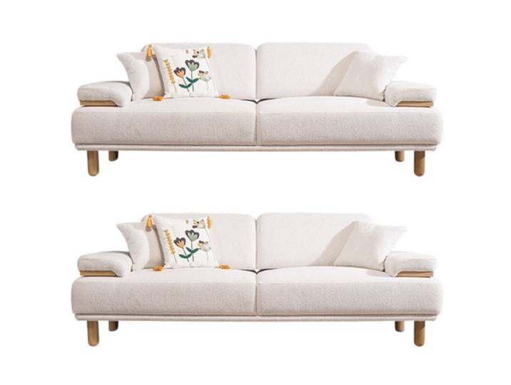 Villa Möbel Polstergarnitur Bodrum-A, (Sofa Set, Set besteht aus: 3 Sitzer+2 Sitzer), mit Relax-/Bettfunktion durch verstellbare Rückenlehne