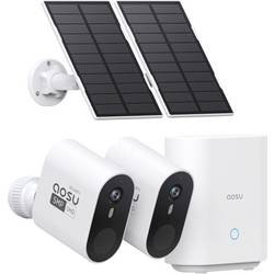 Aosu Smart Securtiy SolarCam System Max C7S-2H WLAN IP Überwachungskamera-Set 2880 x 1620 Pixel