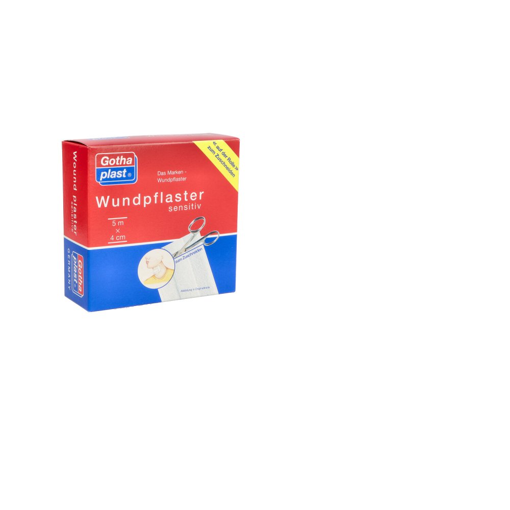 Gothaplast GmbH Gothaplast Wundpfl.sensitiv 4 cmx5 m 04951212