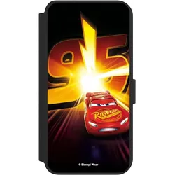 Nivocase Klapphülle für Samsung Galaxy S23+ Handyhülle aus Kunst Leder NIVOflip schwarz Cars Lightning (Samsung Galaxy S23+), Smartphone Hülle, Schwarz
