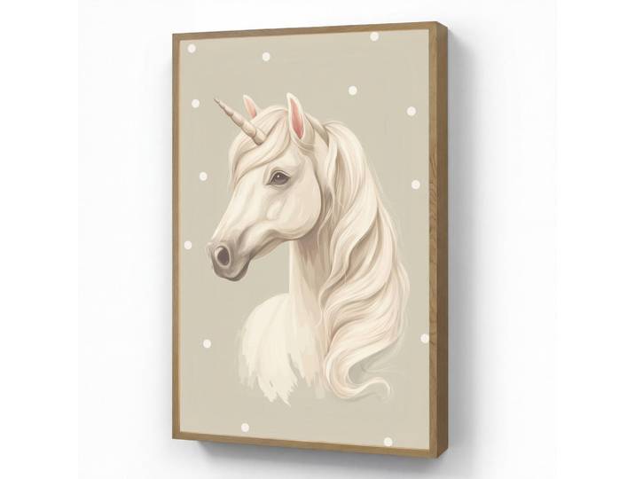 OnlyWow Wandleuchte MIT Akku Einhorn - Weiß - Punkte 60x90 cm, Taupe, Rechteckig, LED integrated, 60x90x8 cm, Lampen & Leuchten, Innenbeleuchtung, Wandleuchten