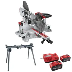Flex Akku Kapp-und Gehrungssäge Zugsäge SMS 305 18-EC + WB 110-260 +2xAkku 8,0Ah