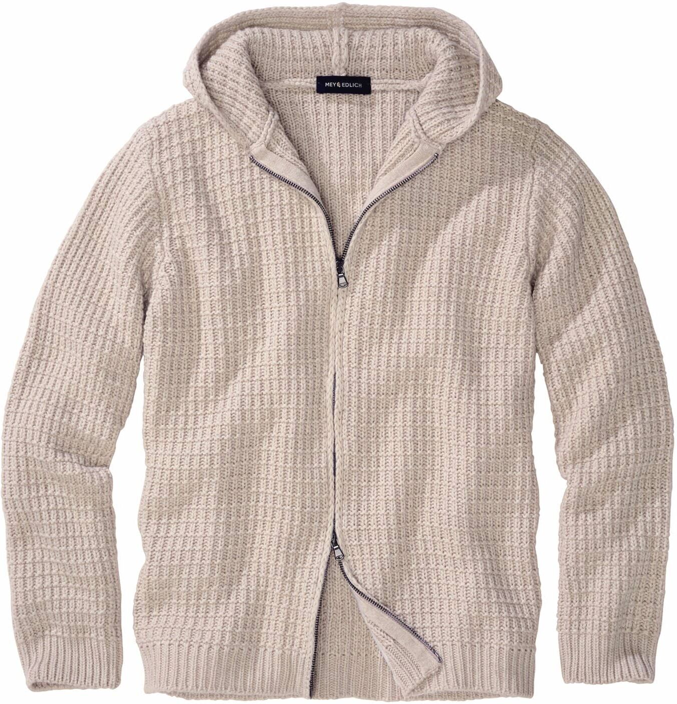Mey & Edlich Waffel-Cardigan Beige 56