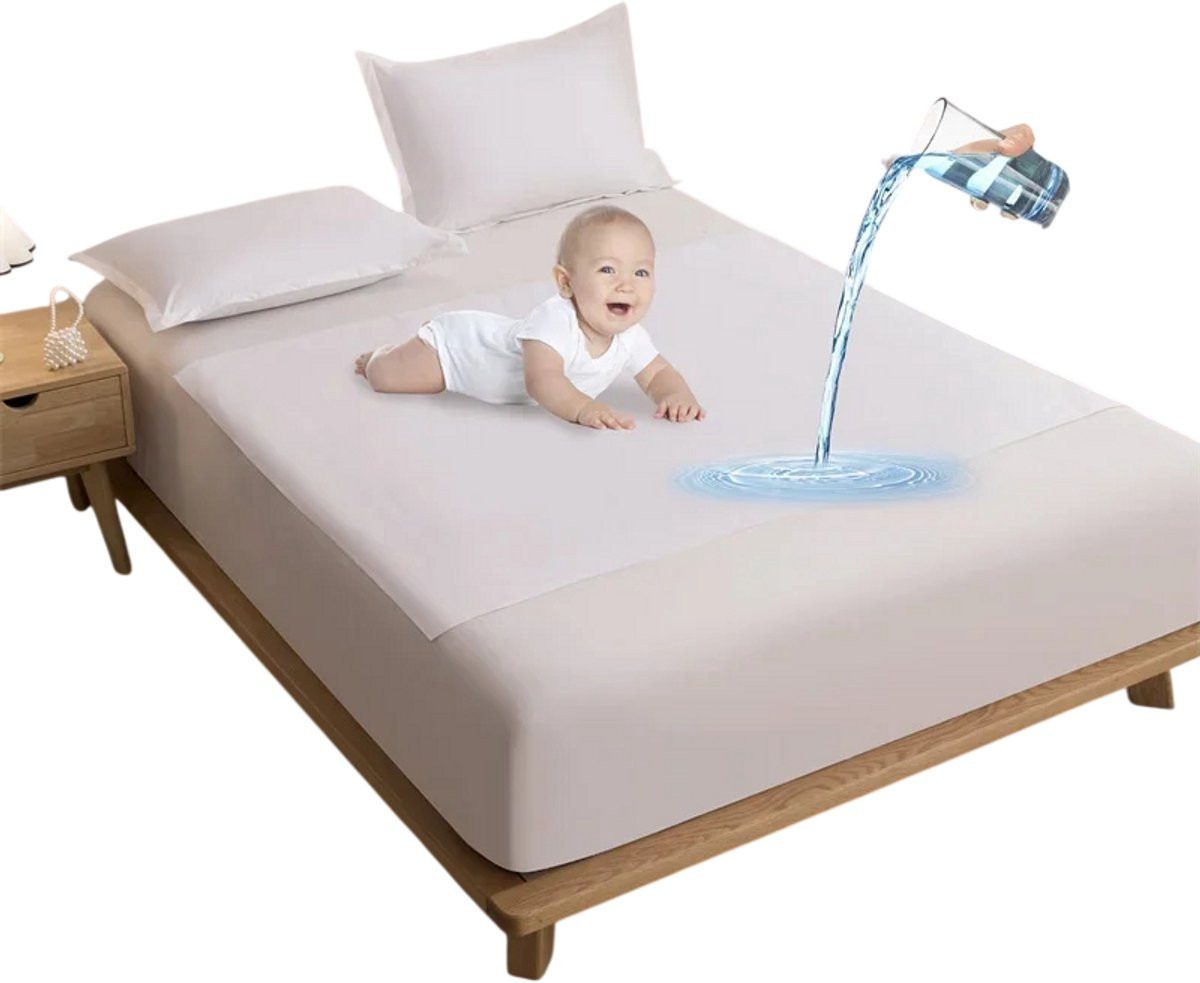 Waterdichte Matrasbeschermer TPU Wit - 50 x 70 cm