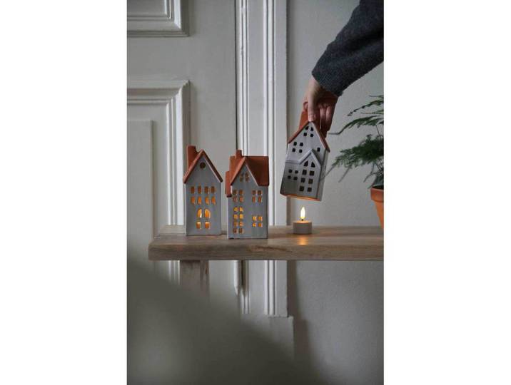 Molton Decoration Lampe de Table 3 pcs. White/Brown - Markslöjd - Salon / séjour - Céramique
