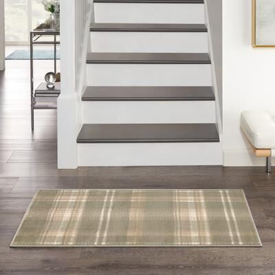 Nourison Grafix Plaid Farmhouse Area Rug