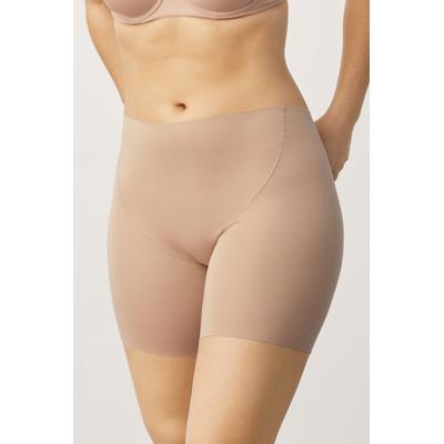 Lange Unterhose YSABEL MORA "BASIC COLLECTION LASER CUT", Damen, Gr. XL, beige (natur), Microfaser, Obermaterial: 80% Baumwolle, 20% Elasthan, unifarben, Unterhosen Lange Unterhose, mit der Laser Cut Technik gefertigt für eine reibungslose Passform