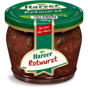 Harzer Wurstkonserve Rotwurst, Schweinefleisch, 200 g