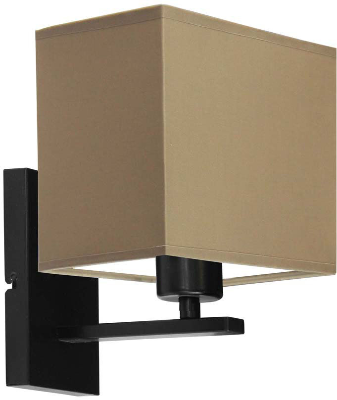 17 Stories Asavira Armed Sconce Beige/Black