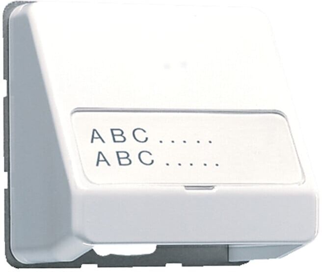 Jung Boîtier de connexion de données aws plaque de marquage 23×59 mm CD 554 WW (CD554WW)