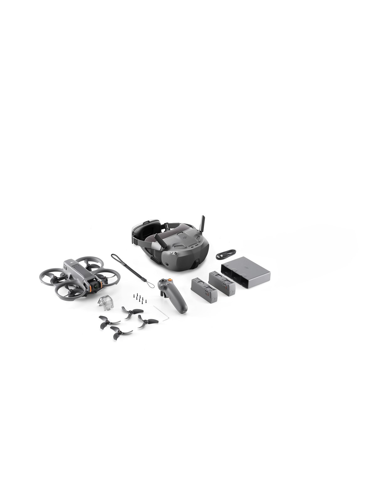 DJI - Avata 2 Fly Smart Combo (Three Batteries) - 377 g - C1