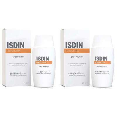 Isdin FotoUltra Spot Prevent Fusion Fluid 2x 2x50 ml Emulsion