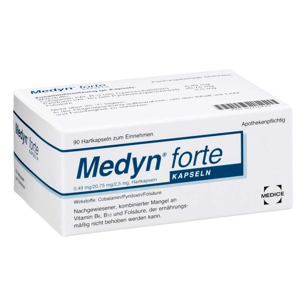 MEDICE Arzneimittel Pütter GmbH&Co.KG Medyn forte bei Erschöpfung durch Vitamin-Mangel 02716429
