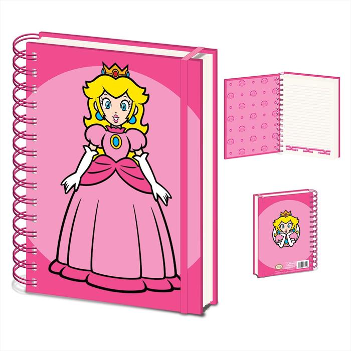 Pyramid Super Mario Quaderno A5 "princess Peach" Sr7458-rosa