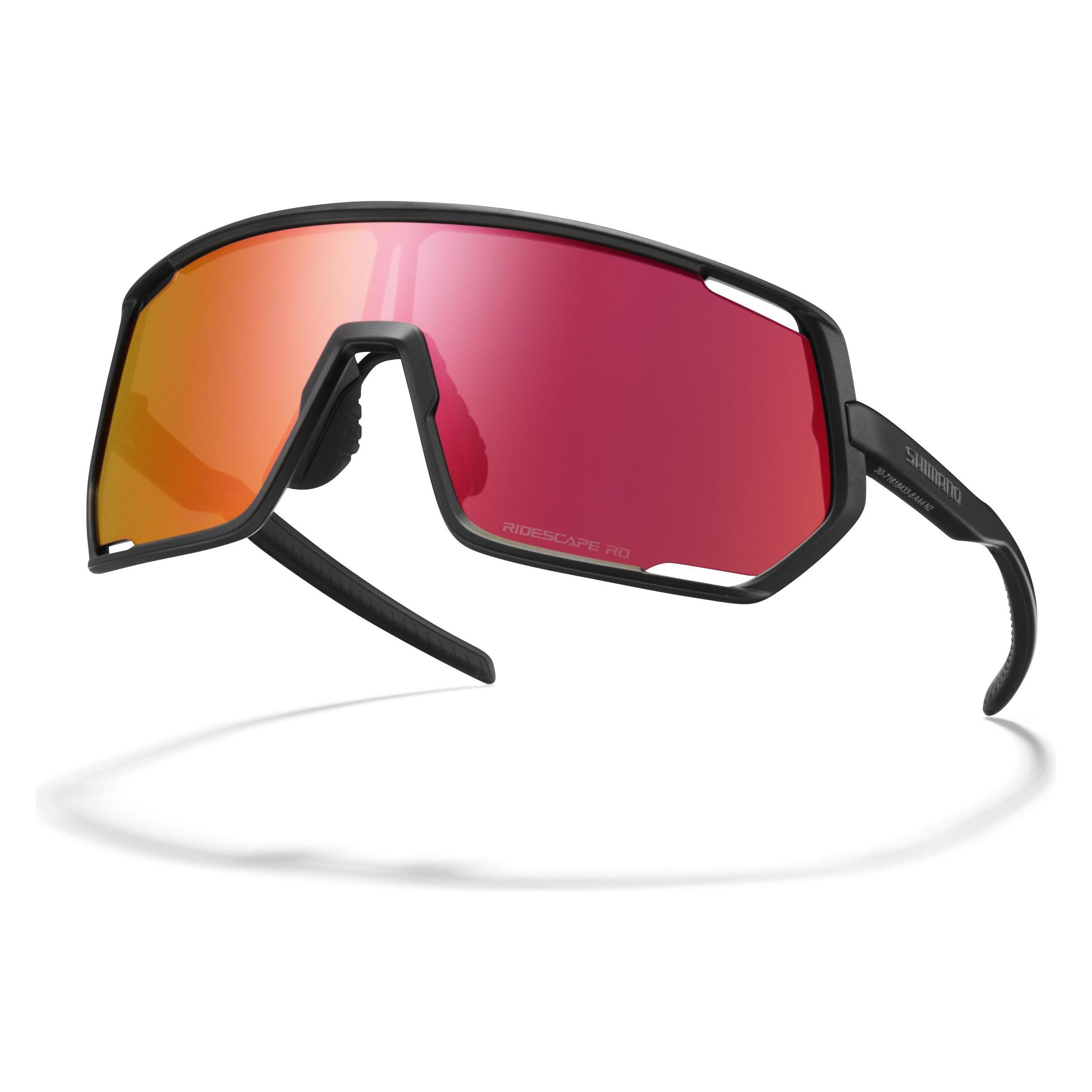 Shimano Unisex Brille Technium RD (gold matt Schwarz, Matt Black, ridescape road) (ECETCNM2RDL02)