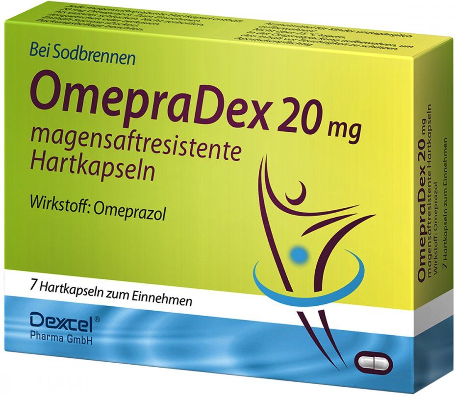 OmepraDex 20mg magensaftresistente Hartkapseln 7stk