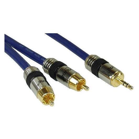 InLine Cinch - 3.5mm (15 m, AUX Kabel, Cinch Kabel) (89945P)