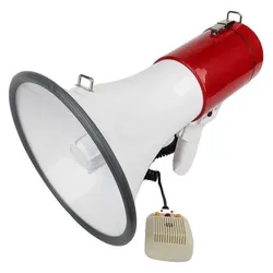 No Name DNA MEGA2 Megaphon Sprachverstärker Sirene USB BT (Verstärker), Stereoverstärker, Rot, Weiss, Schwarz