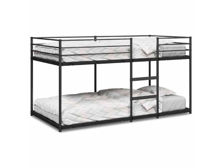 Lit superposé enfant - VIDAXL - SP20614BED32546190 - Acier noir - 90x190 cm - 1 place