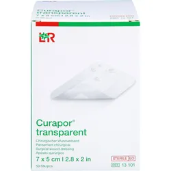 Curapor 7x5 Transparent Steril 50 ST