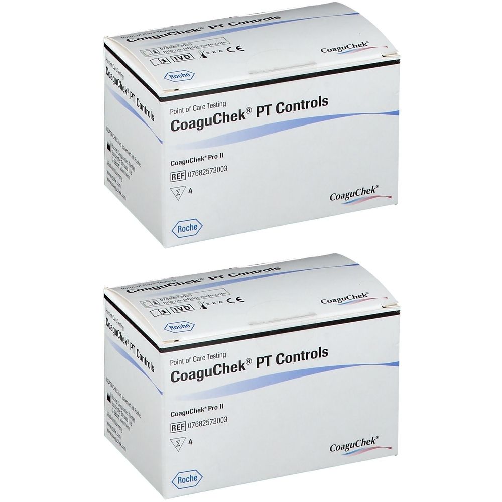 Coaguchek PT Controls Lösung 2x 2x1x4 St