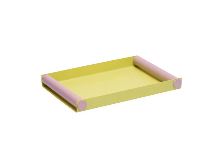 Design Letters - Ray Tablett, medium, yellow / lavender