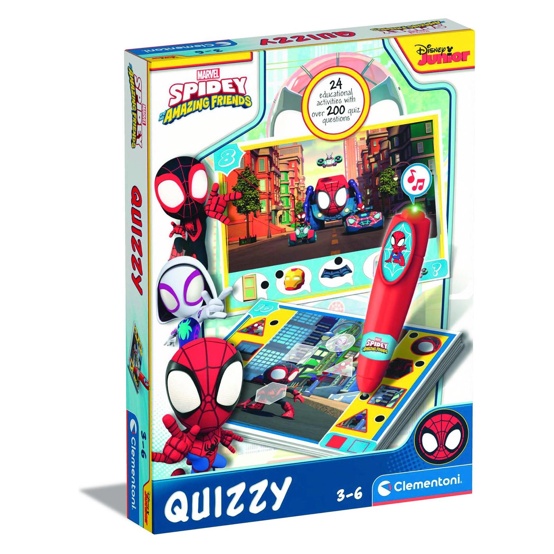 Clementoni Quizzy-Spiel Spidey (Deutsch, 3 - 6 Jahre) (16805)