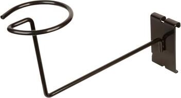 "Econoco Millinery Displayer grid panel accessory, 4-1/2"" Height x 8"" Depth, Black, - Pack of 24"