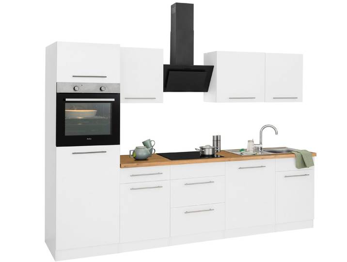 wiho Küchen Küchenzeile Unna, ohne E-Geräte, Breite 280 cm