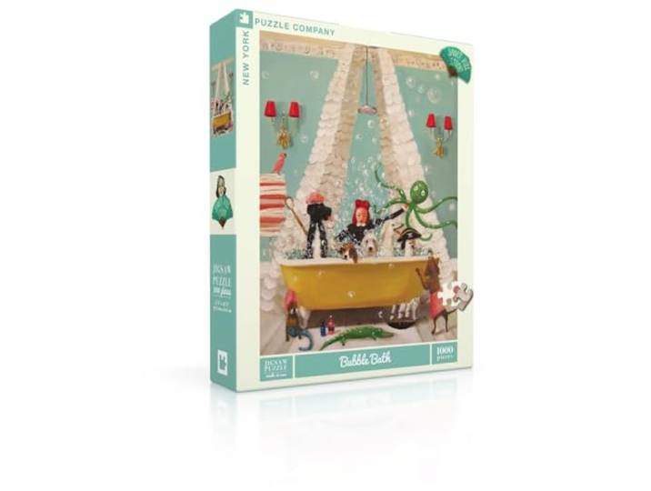 New York Puzzle Company legpuzzel Bubble Bath - 1000 stukjes karton