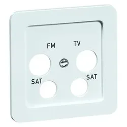 Peha Standard - Abdeckung Antennen-Steckdose, weiß, 4fach, Ankaro oder baugleich
