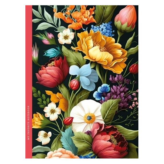 Fresh Dekoratives Notizbuch 143x200/48K Raster TW Flora (A5, Gepunktet, Harter Einband) (47995370)