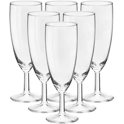 SEKTGLÄSER GEEICHT Royalty transparent 0,1 l 6er Set