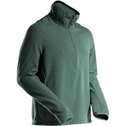 Microfleece Zip-Sweatshirt "22703-639" - XXL - waldgrün