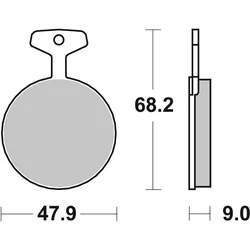 SBS Bremsbelag 504HF Street Ceramic