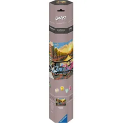 Ravensburger CreArt, Malen nach Zahlen Canvas Leinwand - Amsterdam zum Sonnenuntergang