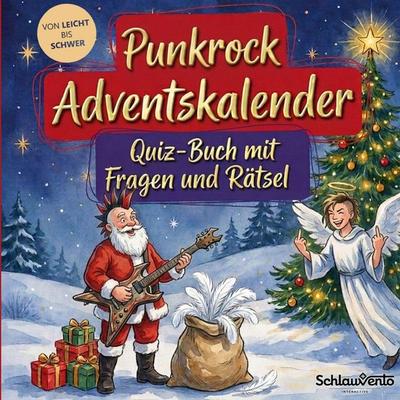 Punkrock-Adventskalender: Quiz-Buch mit Fragen und Rätsel -