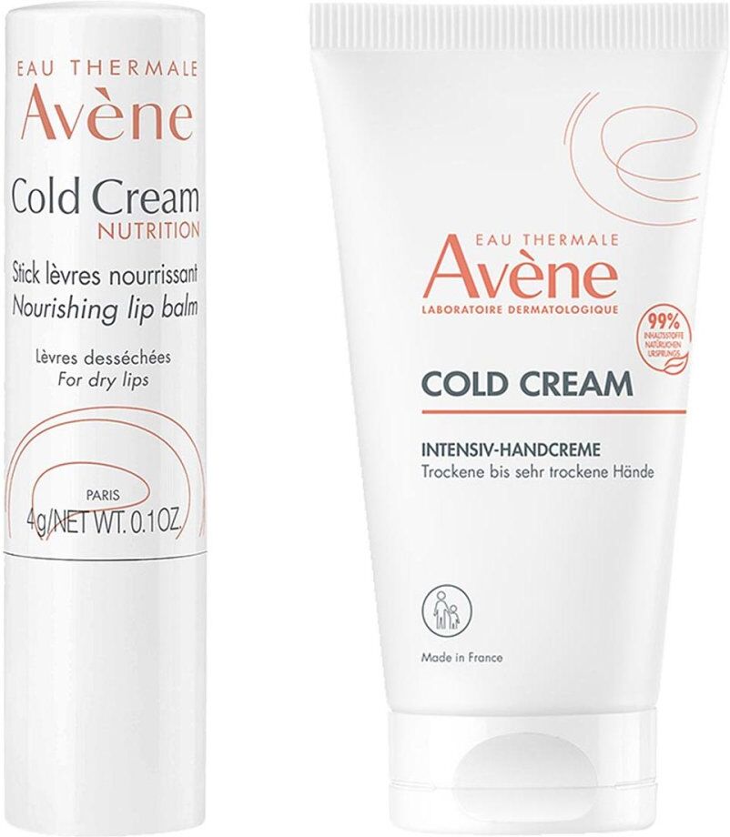 Avène Cold Cream Lippenpflegestift+Avene Cold Cream Handcreme