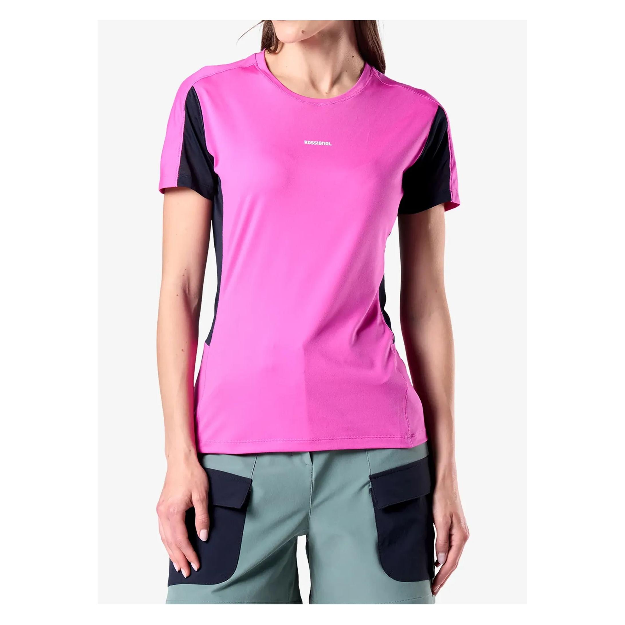 Rossignol Funktionsshirt Damen Hiking Tee - electric fuchsia (XS) (1044469)